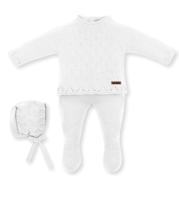 Traje Bebé 3 Piezas Lana "SWEET ERIZO"