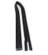 Cremallera separador de 60 cm con dientes de 5 mm en color negro y cobre