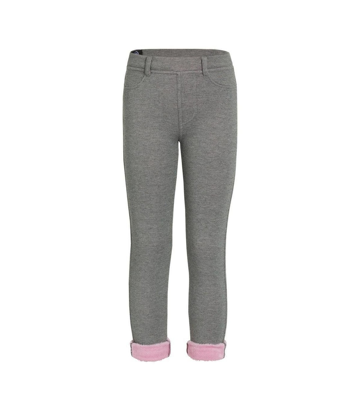 Leggings Térmicos para Niña Ysabel Mora | Pantalón Afelpado con Cintura Ajustable y Bajo a Contraste 33213