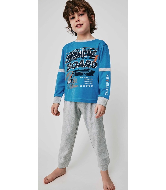 Pijama Niño Interlock "SKATE BOARD"