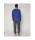 Pijama Hombre Manga Larga "Morning Chocolate" Talla XXL