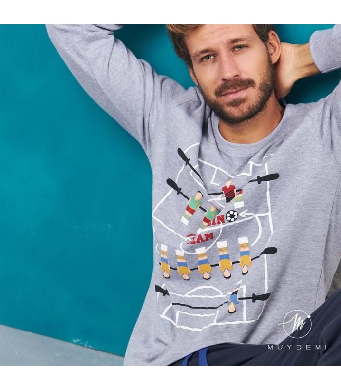 Pijama Invierno Hombre Futbolín 330031