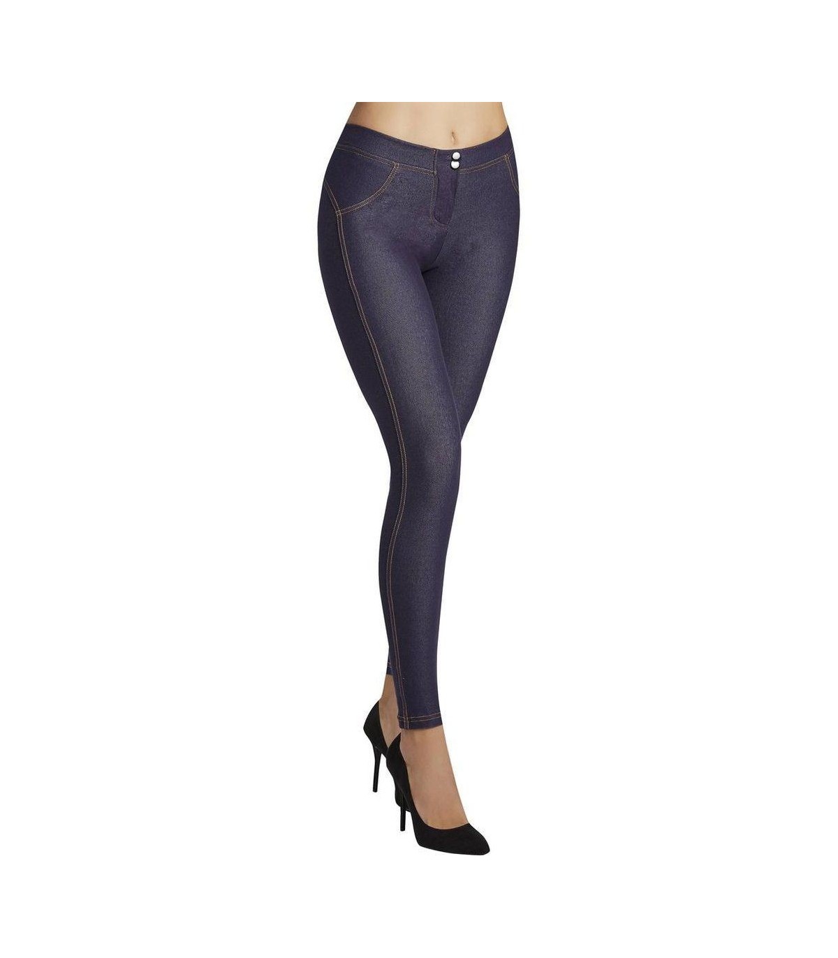 Jeans Push-Up Elásticos Ysabel Mora Legging Moldeador con Efecto Realce Natural