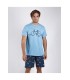 Pijama Manga Corta Bike Stripes 55250