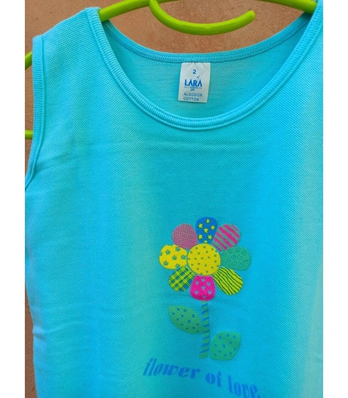 Vestido Niña Piqué Algodón Lara