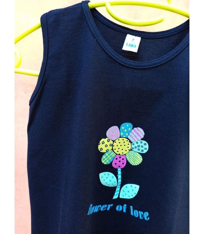 Vestido Niña Piqué Algodón Lara