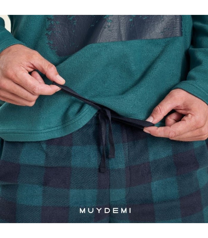 Pijama Hombre Micropolar "ONE" Muydemi