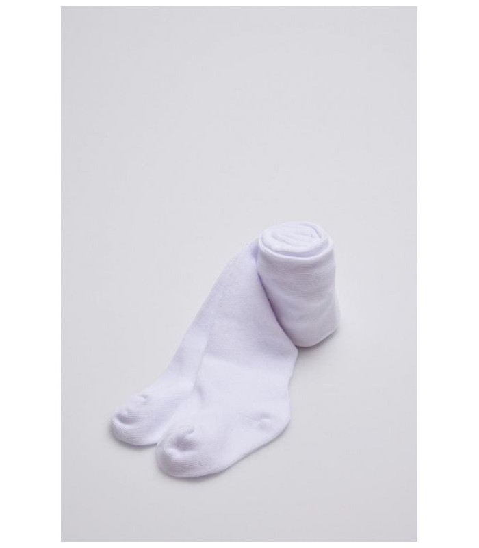 Leotardo Infantil Liso Blanco Ysabel Mora 36981