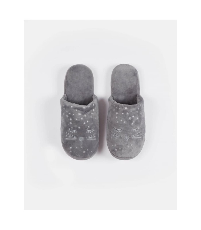 Zapatillas Casa Mujer "Gatito"