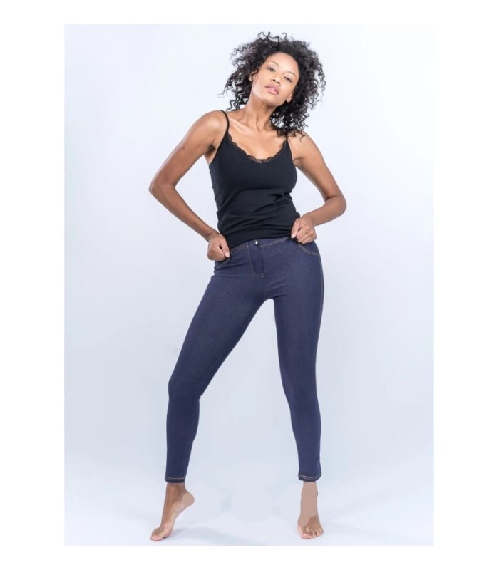 Jeans Push-Up Elásticos Ysabel Mora Legging Moldeador con Efecto Realce Natural