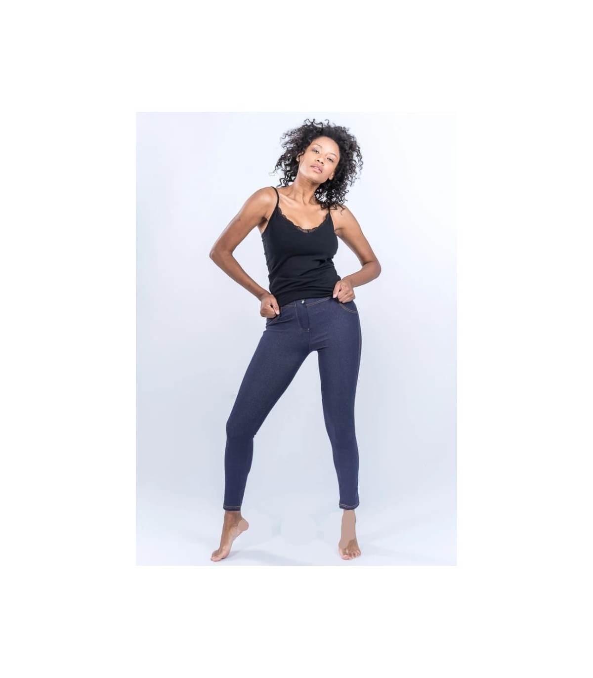 Jeans Push-Up Elásticos Ysabel Mora Legging Moldeador con Efecto Realce Natural