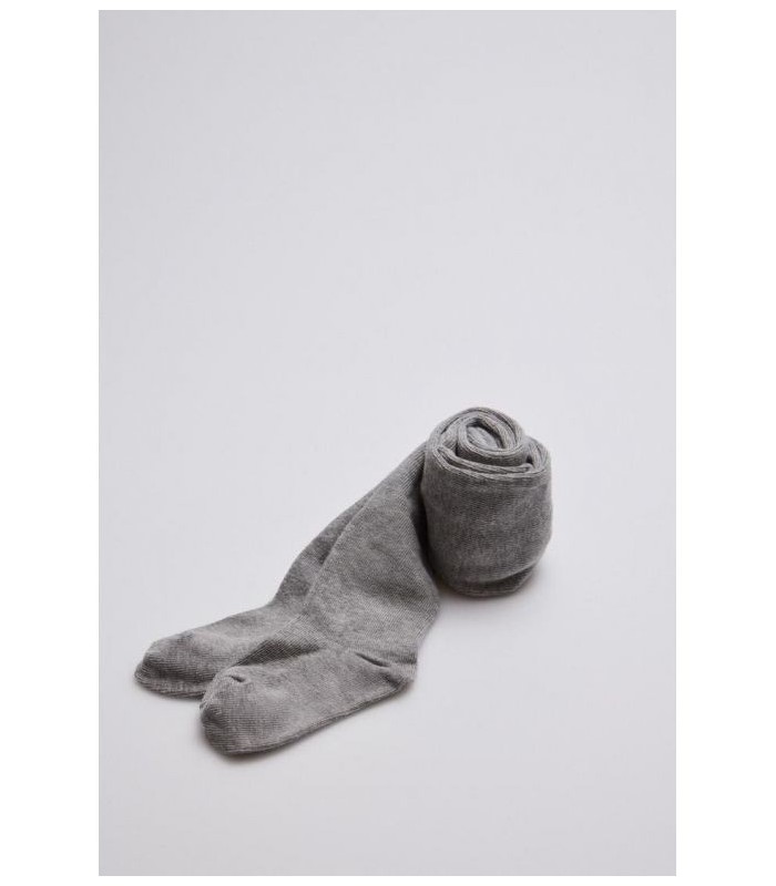 Leotardo Infantil Liso Gris Jaspeado Ysabel Mora 36981