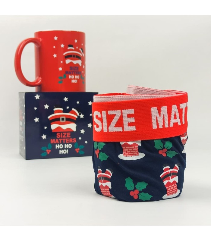 Pack de Boxer "Size Maters" + Taza
