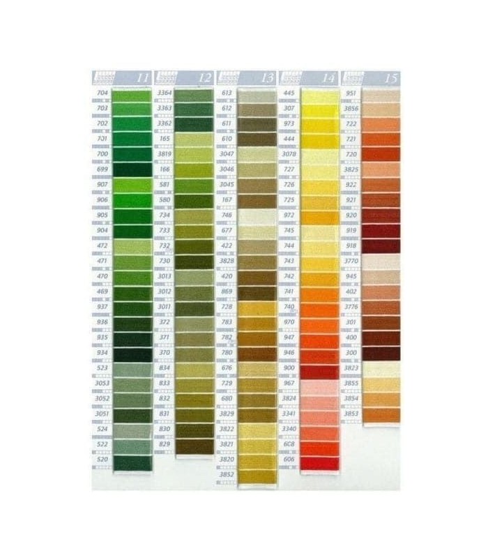 Hilo Mouliné Spécial DMC Color Verde 3348