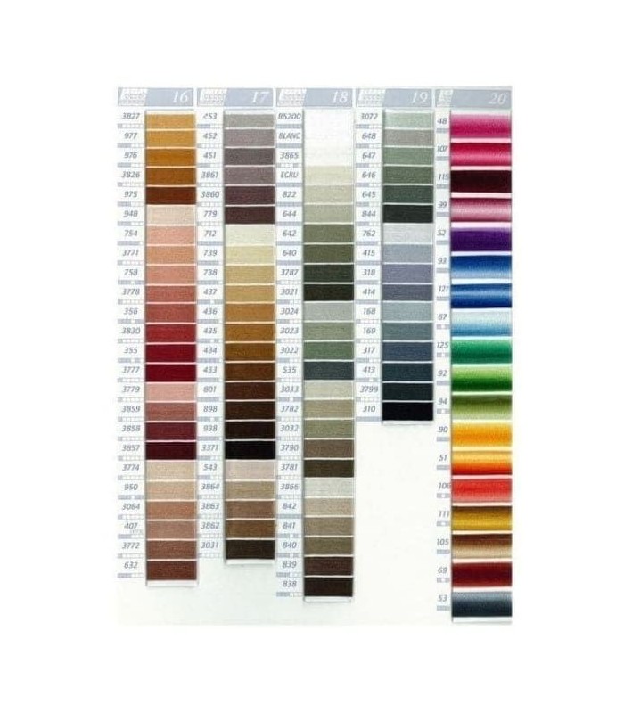 Hilo Mouliné Spécial DMC Color Verde 3348