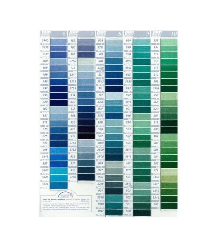 Hilo Mouliné Spécial DMC Color Verde 163