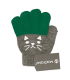 Guantes Infantiles Verdes Elásticos