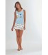 Pijama Mujer Verano "Flowers" 23119073-23119173